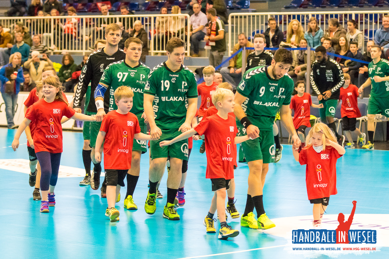 HSG Wesel E-Jugend / Einlaufkids TUSEM Essen 2017